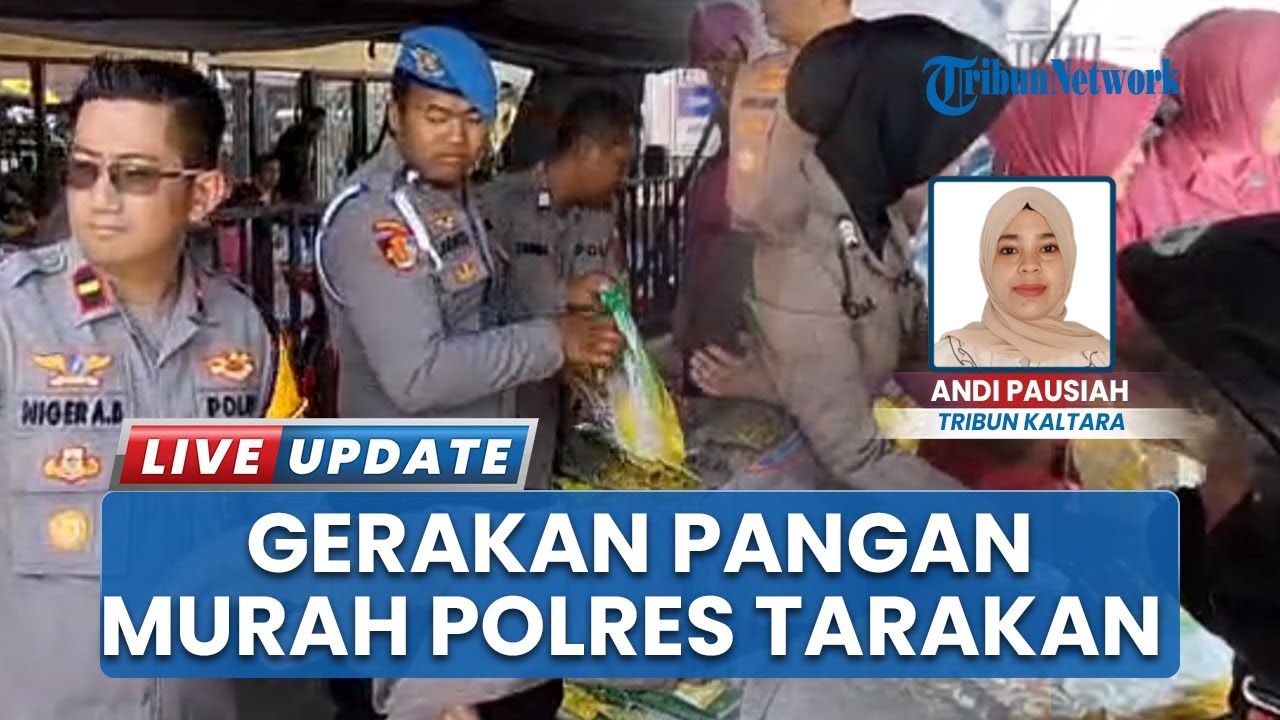 400 Karung Beras Ludes dalam Satu Jam dalam Gerakan Pangan Murah di Tarakan Disambut Antusias Warga