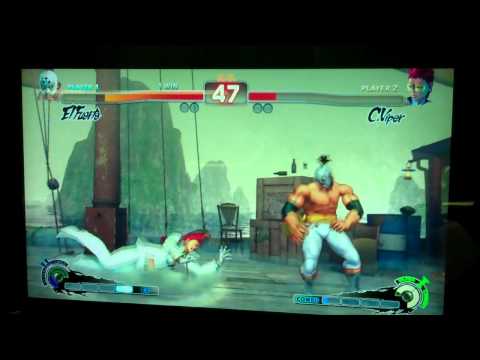 WiseBlade (Elf) 1 vs 0 Jordan (Vi) SSF4AE 3v3 WinnerStaysOn Semi Final 1 Set 1 Match 2