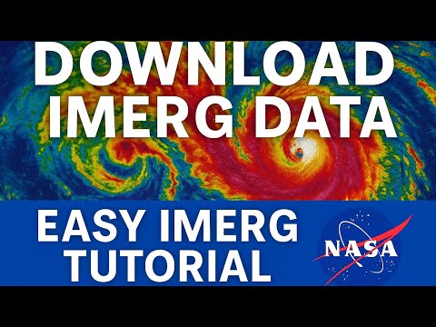 How to Download GPM IMERGE Rainfall Data.