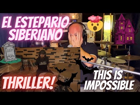 Drum Teacher Reacts: EL ESTEPARIO SIBERIANO | 'Thriller' | He's changed drumming FOREVER!
