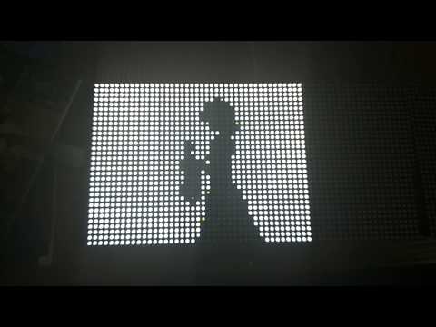 Touhou Bad Apple LED Matrix