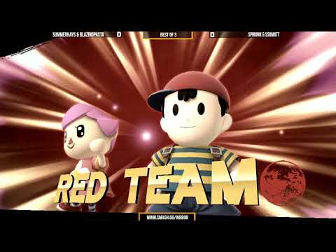 WBB #98 | Blazingpasta & Summerhays vs Spirunk & SSBMatt - Winners Finals - Smash 4 Doubles