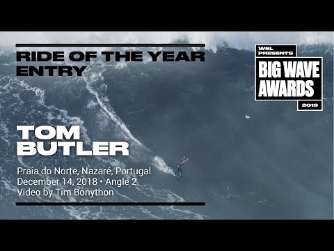 Tom Butler at Nazare 2 - 2019 Ride of the Year Entry - WSL Big Wave Awards