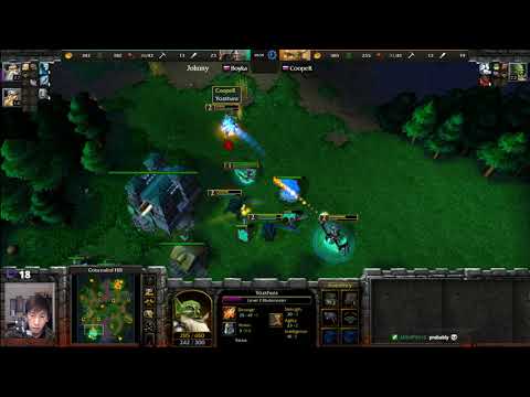 JohnnyCage (HU) vs CoopeR (Orc) - WarCraft 3 - DreamHack Europe Qualifer - G2 - WC3008