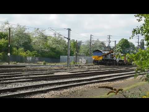 66426 & 66429 Passes Darlington - 4Z48 Mossend Euroterminal to Daventry DRS (Tesco) 24/05/20