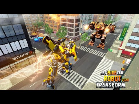 Optimus Prime The Multiple Transformation Jet Robot Car Game 2020: Mobile Phone Games