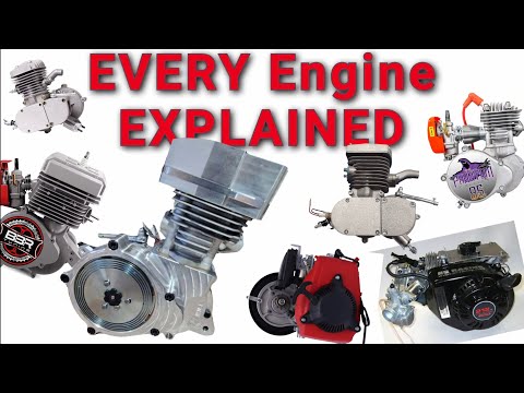 COMPLETE Motorized Bike Engine Guide & HP Stats #motorizedbike #2stroke #mechanic #motorcycle