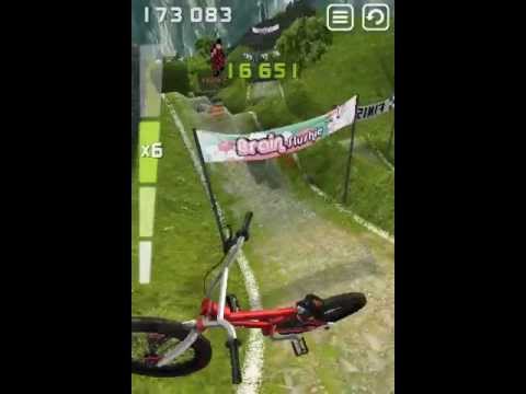 TouchGrind BMX Gold Medal On Inca Hills On iphone