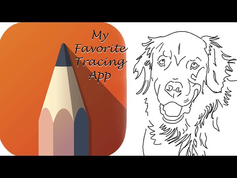 How to use Autodesk Sketchbook app to trace for art...