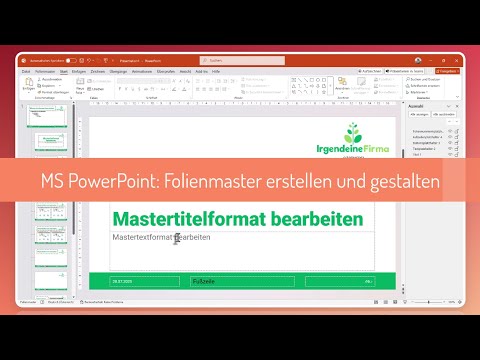 PowerPoint: Folienmaster erstellen und gestalten