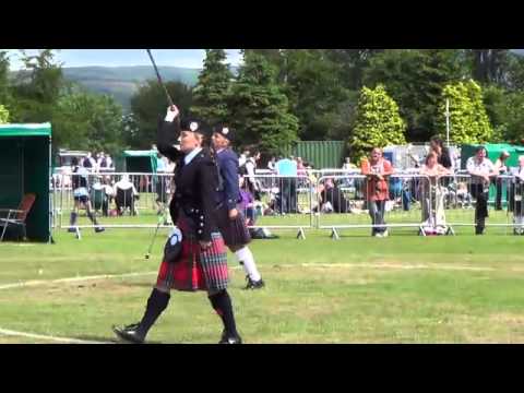 Thomas Lorenzen - Dumbarton Scottish Pipe Band Championships 2013 [Drum Major]