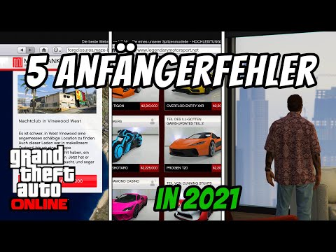 TOP 5 Fehler die neue Spieler in GTA Online 2021 machen | Tipps und Tricks für Anfänger