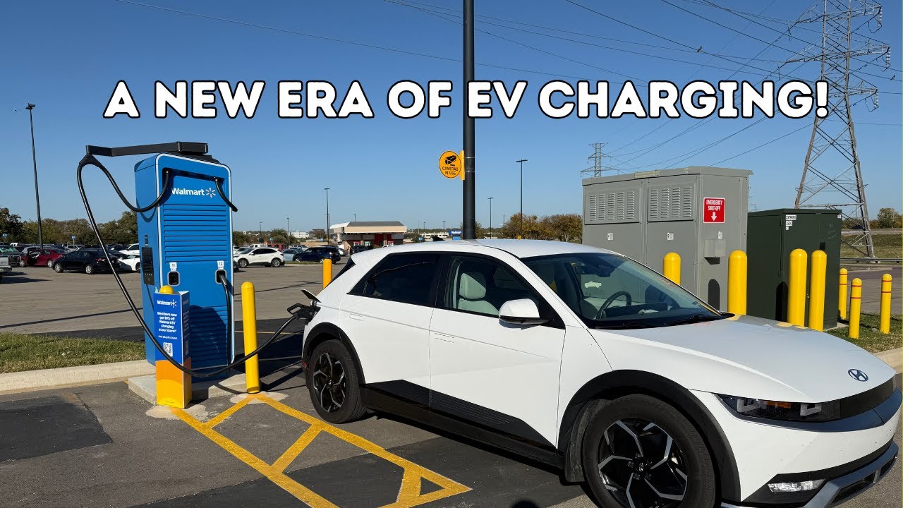 Walmart is Building Out a HUGE EV Charging Network! We Tried One of Their New Sites