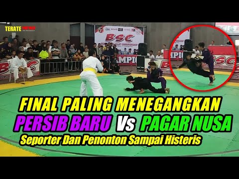 PAGAR NUSA VS PERSIB BARU || FINAL MENEGANGKAN PENONTON SAMPAI HISTERIS [KELAS B PRA REMAJA BSC]