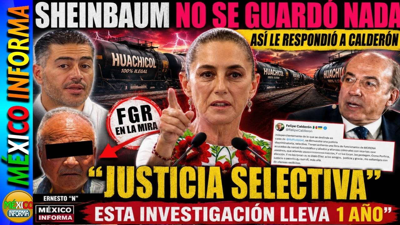SHEINBAUM NO SE GUARDÓ NADA: ESTA INVESTIGACIÓN LLEVA 1 AÑO. ASÍ LE CONTESTÓ A CALDERÓN.