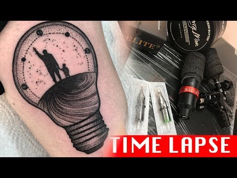 Dots and lines - Tattoo time lapse