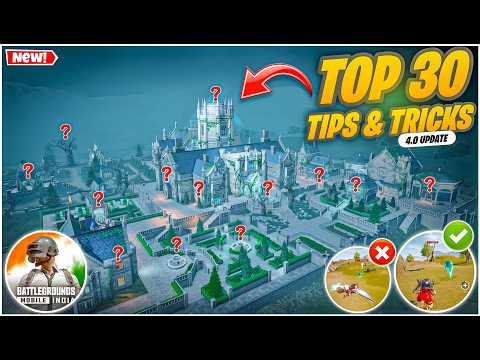 Top 30 Tips & Tricks In BGMI 4.0 Update👻Noob To Pro 4.0 In Event | Spooky Soiree Event GUIDE | Mew2
