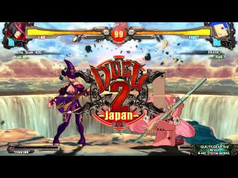 Guilty Gear Xrd REV 2 Mecha Skunk I-No Vs RRANCH Faust