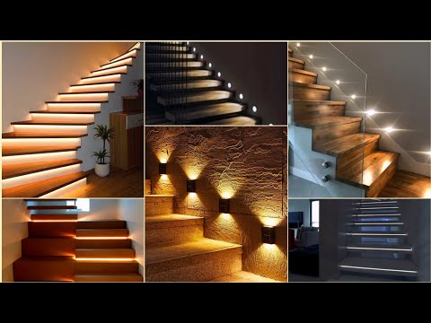 Top 100 elegant staircase lighting ideas 2023 | Top 8 Great Ways to Light Up your home Stairs 2023
