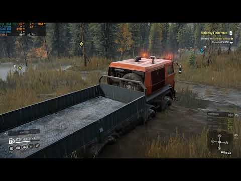 SnowRunner Walkthrough Part 38 - "Unlucky Fisherman" [2160p60]