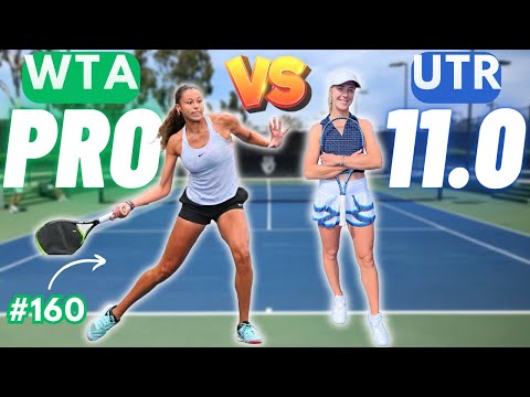 WTA Pro vs Tennis Influencer! @tenniswithema
