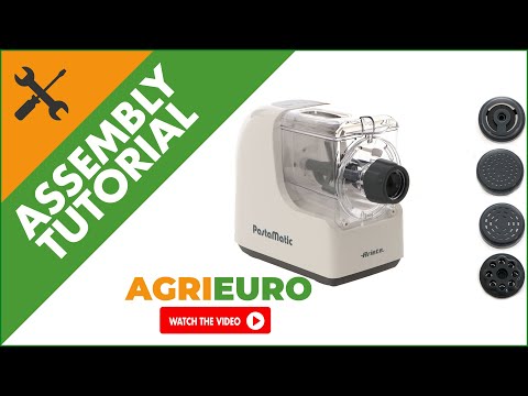 Ariete Pastamatic mod.1581 2-in-1 Pasta Machine - Assembly tutorial