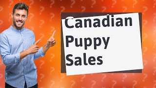 Can pet stores sell puppies in Canada?