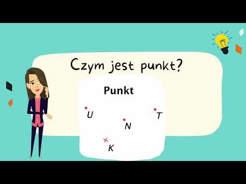 MATEMATYKA KLASA 4 Figury geometryczne - teoria (punkt, odcinek, prosta, półprosta i łamana)