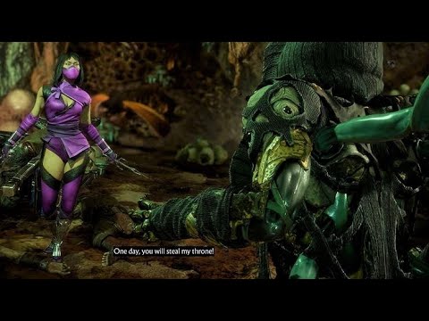 MK11 : Mileena vs D'Vorah All Intro Dialogues