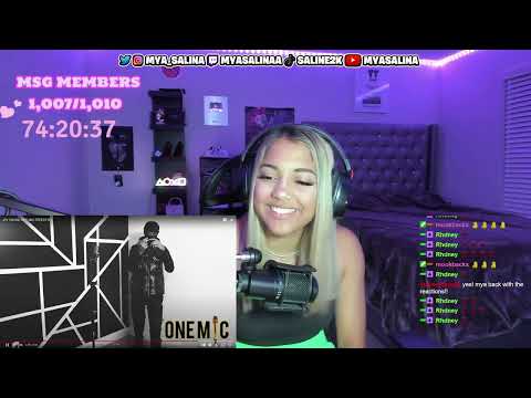 Mya Salina REACTS to JAY HOUND ONE MIC FREESTYLE