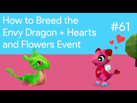 How to Breed the Envy Dragon + Hearts and Flowers Event | DML Breeding Guide #62