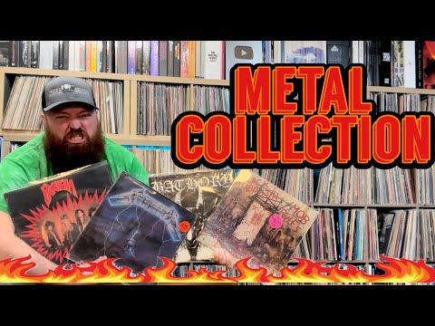 My Metal Collection! Rare Vinyl Records from Black Sabbath, Iron Maiden, Metallica, and more!