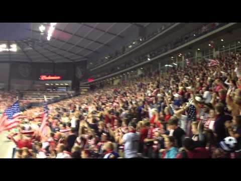 Graham Zusi goal for USMNT against Jamaica in Kansas City