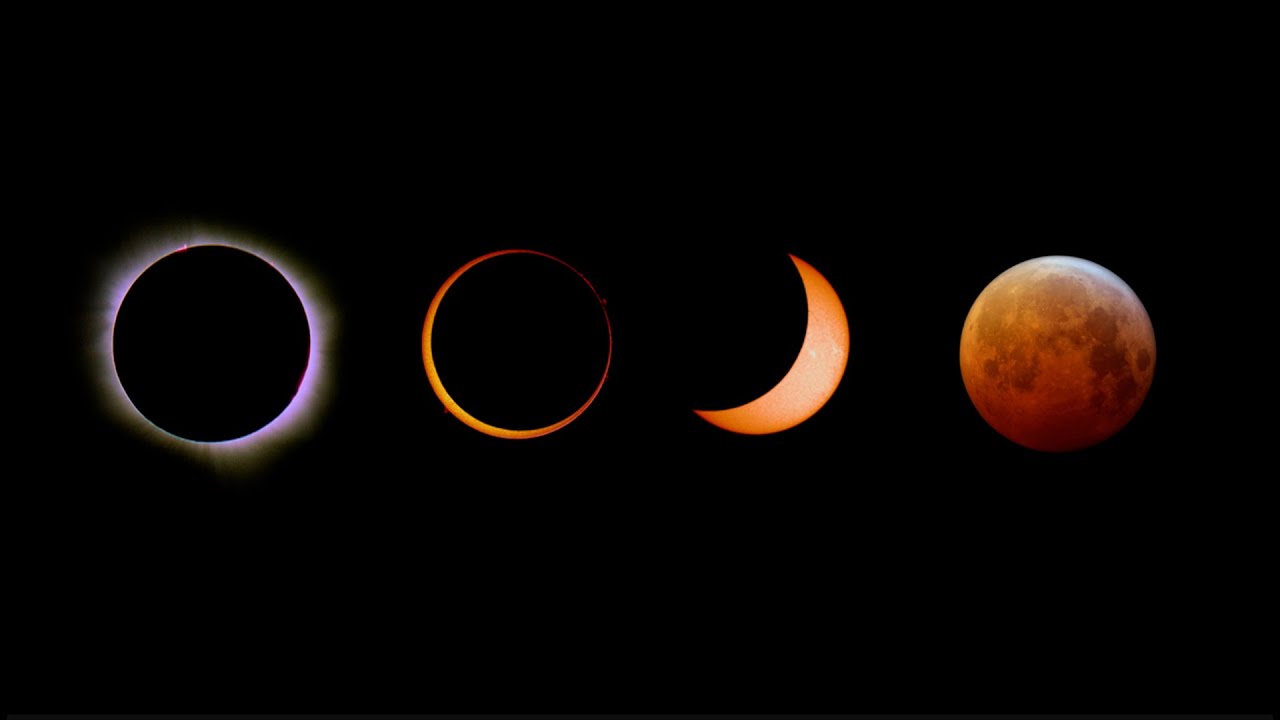 ¿Cuáles son los diferentes tipos de eclipses?