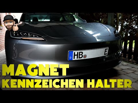 Tesla Model 3 Highland Magnet Kennzeichenhalter Installation