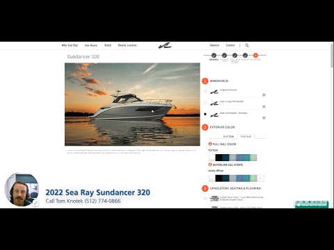 A New In Stock 2022 Sea Ray Sundancer 320 is Perfect For Lake Travis
