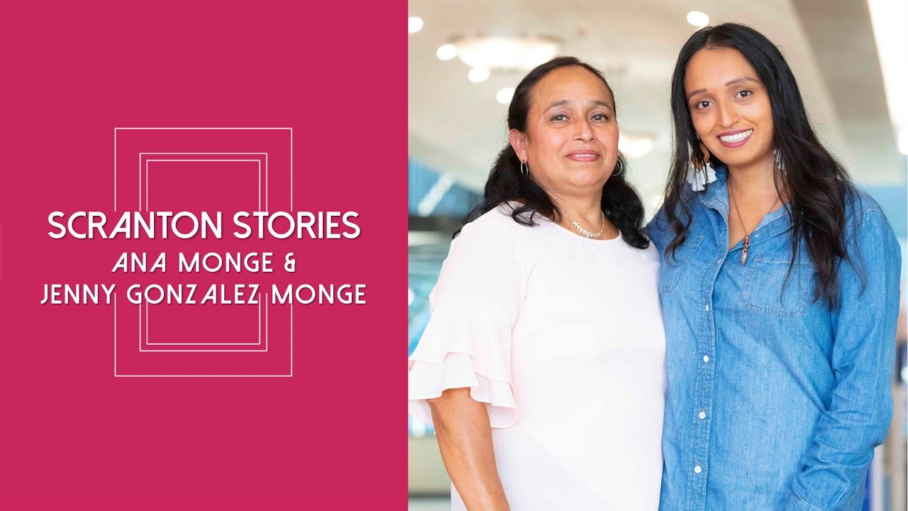 Ana Monge came to Scranton from New York - after arriving first to Los Angeles from El Salvador - to find work, and to offer a better life to her daughter, Jenny...    