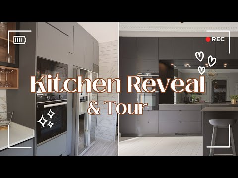 Modern & Minimalistic KITCHEN REVEAL + FULL TOUR | Luxury Dream Kitchen | Complete Reno |SA Youtuber