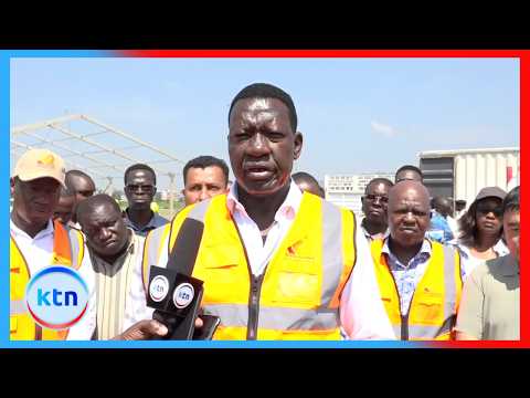 Transport CS Davis Chirchir inspects SGR in Kisumu ahead Ruto and Museveni visit on 21st March