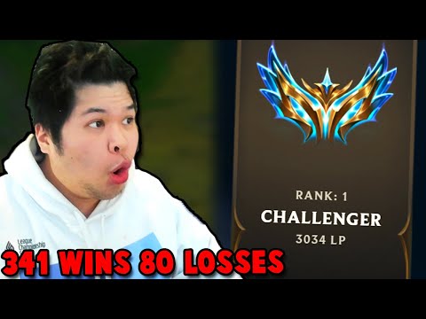 How this Chinese Player reached 3000 LP Rank 1 Challenger by playing with Bronze Players