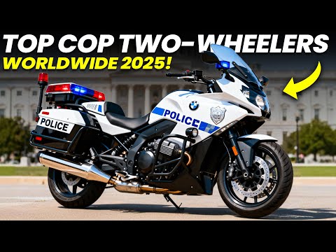 10 BADASS Cop Motorcycles WORLDWIDE 2025!