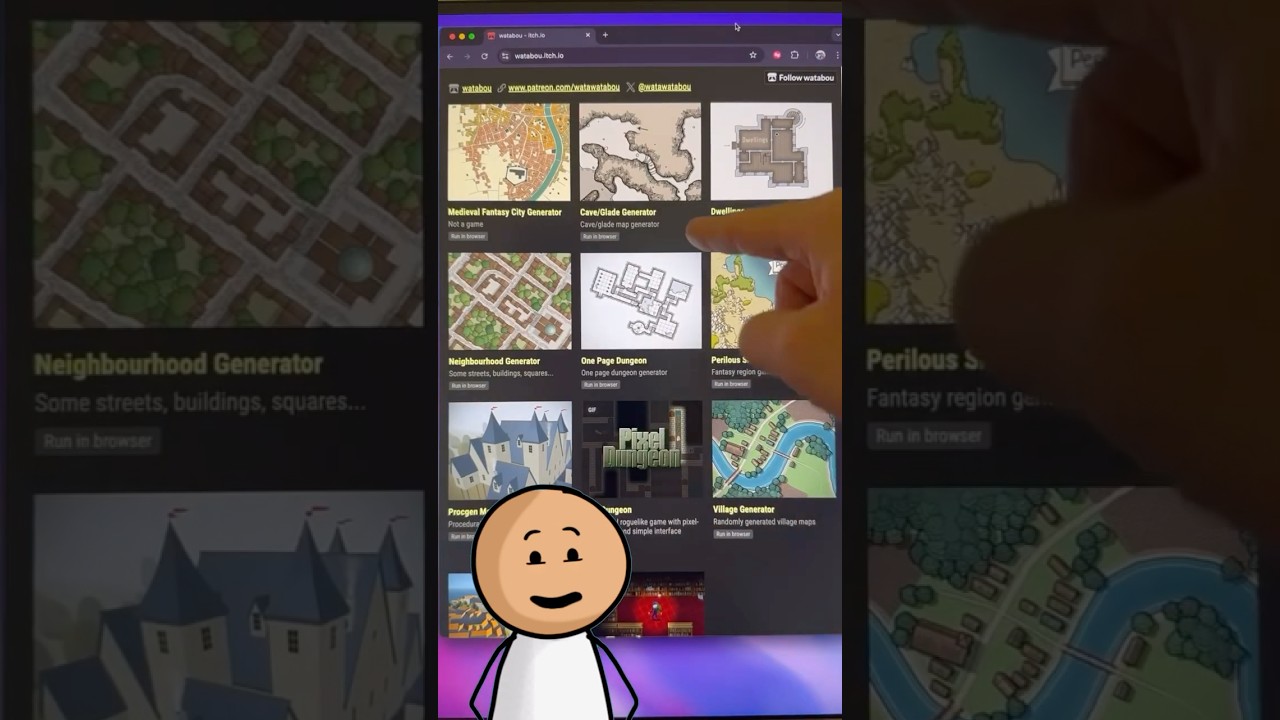DnD Map Generator: Create Villages, Regions, & Buildings Instantly! #dnd #map #game