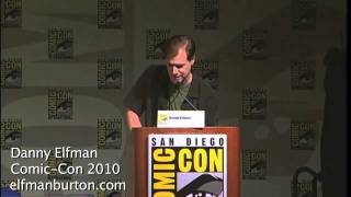 Danny Elfman- Comic Con 2010 Introduction