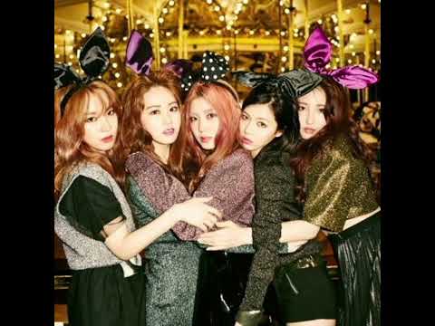 4Minute Whatcha doin today-clean instrumental with backing vocals