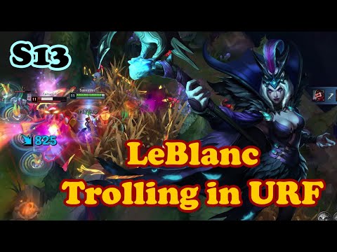 Full AP Leblanc in Season 13 | URF | League of Legends | Gameplay | Saintethic