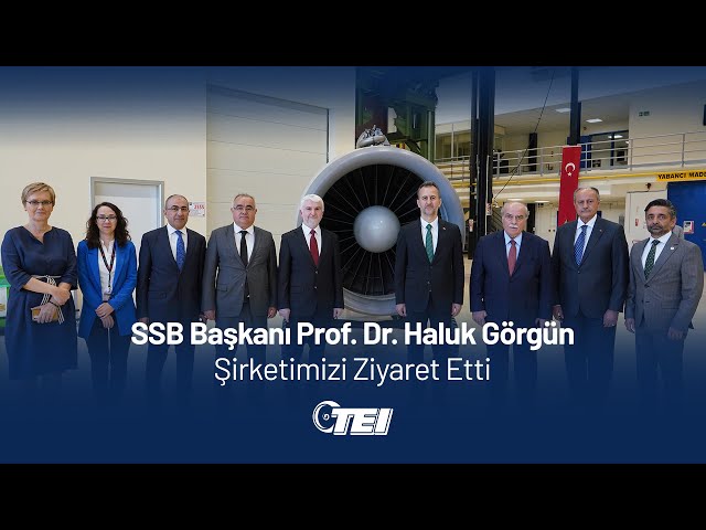 SSB Başkanı Prof. Dr. Haluk Görgün Şirketimizi Ziyaret Etti