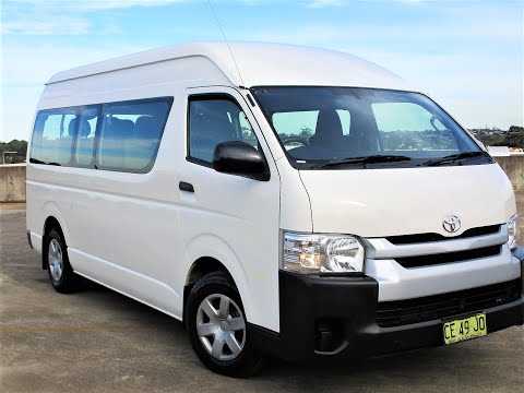 2015 Toyota Hiace Commuter Bus High Roof, 12 Seater, Auto Reveiw Only $39999