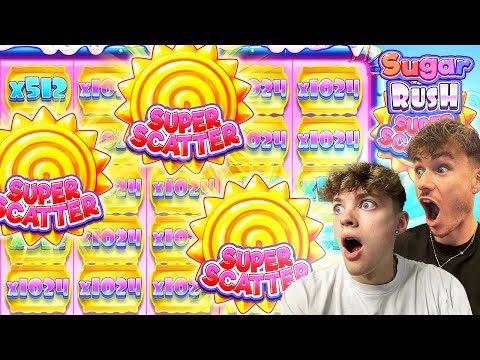 THE CRAZIEST SUGAR RUSH SUPER SCATTER SESSION YOU WILL EVER WATCH!