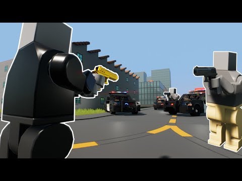 LARGEST LEGO POLICE CHASE EVER! - Brick Rigs Gameplay Roleplay - Lego Cops and Robbers!