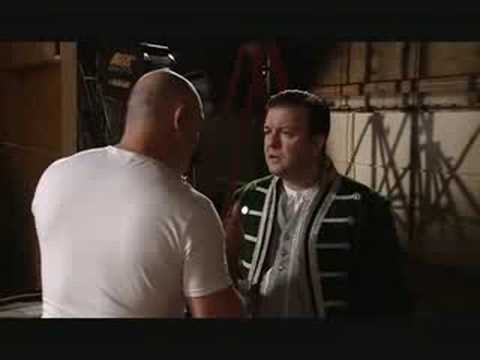 Extras ... Ricky Gervais .. Ross Kemp